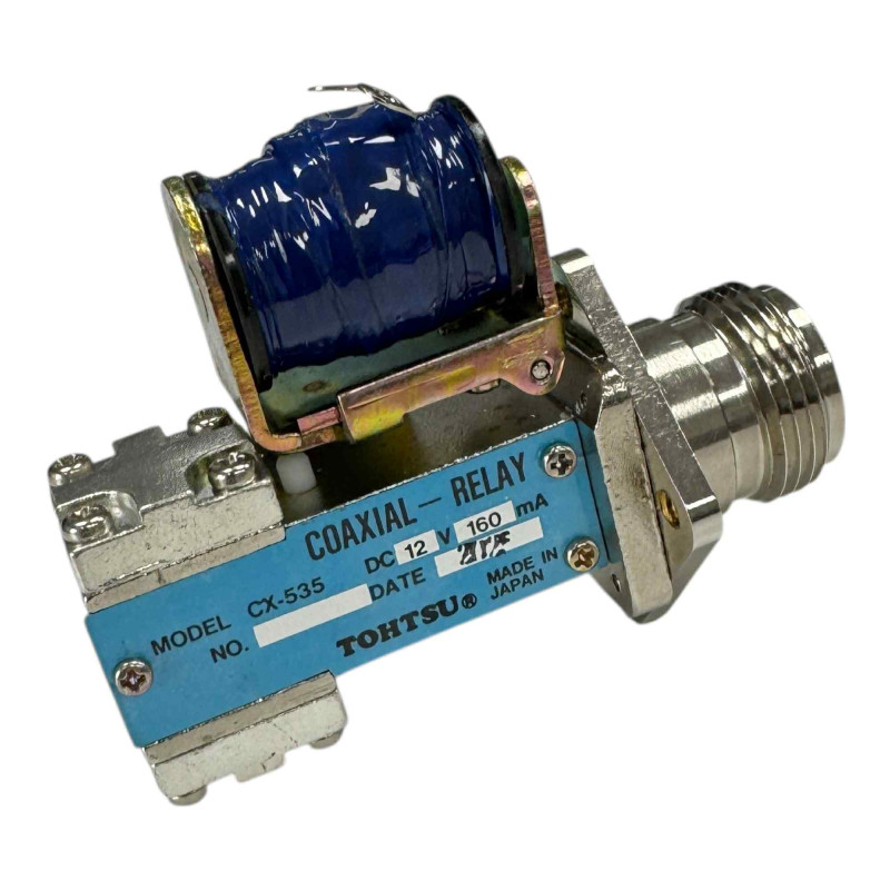 CX535 Tohtsu SPDT Coaxial RF Relay Switch 12VDC HN (High N) Type
