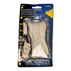 TAL6410 Universal Telephone Connection Cable 10m