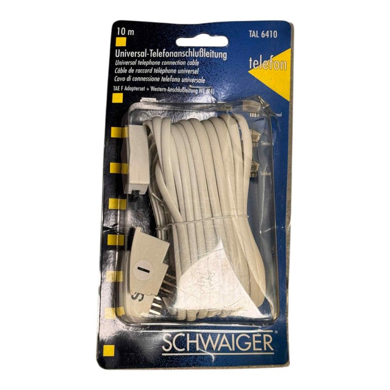 TAL6410 Universal Telephone Connection Cable 10m