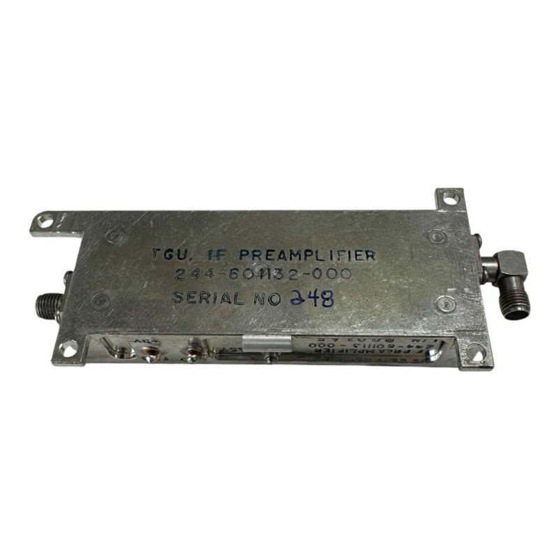 244-601132-000 IF Microwave Pre Amplifier Assembly IF 220Mhz 9V