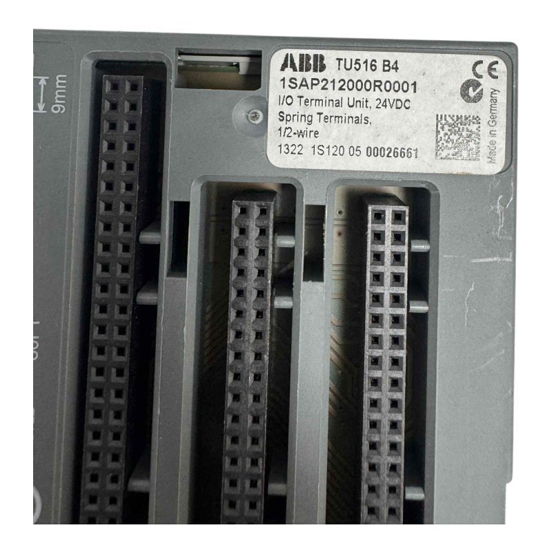 TU516 ABB S500 I/O Terminal Unit Spring Terminals 1SAP212000R0001