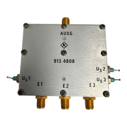 913.4808 RS RF Coaxial Switch 3 Way SMA (F) 12Vdc 400-2500MHz