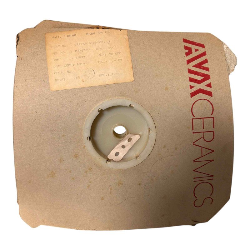 SR175A101KA AVX Capacitor Axial Ceramic 100pF 50V 10% [Qtyx3000]