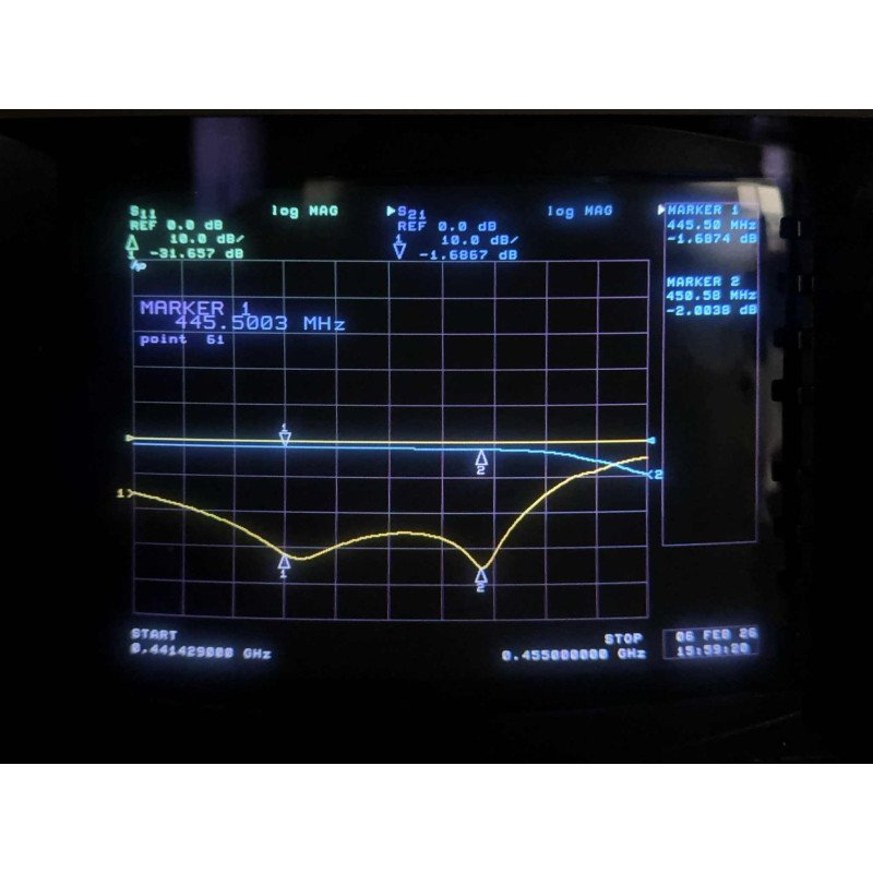 MPX70/45 Procom Duplexer Assembly TX 445-450Mhz RX 460-465Mhz w Notch 430-440Mhz