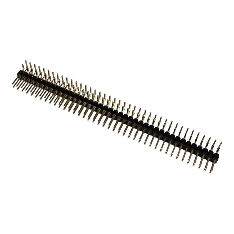 2200D-2X40PRG1 Connector Header Strip Right Angle 40 Position 40 Pin 2 Rows [Qtyx400]