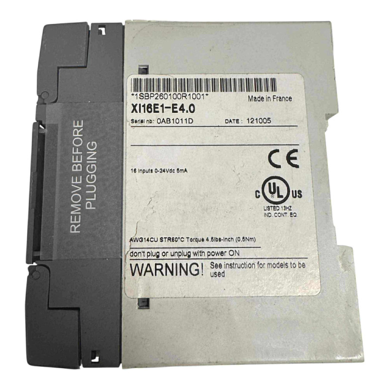 XI16E1-E4.0 ABB Extension Input Module 16 Inputs 24Vdc