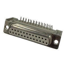 Siemens D Sub Connector Right Angle PCB Mount 25 Position DB25 (F)