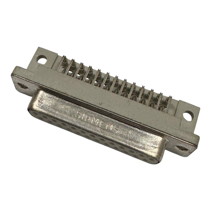 Siemens D Sub Connector Right Angle PCB Mount 25 Position DB25 (F)