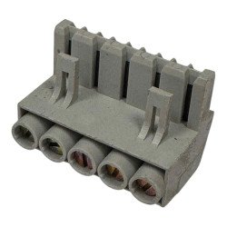 Terminal Block Connector Right Angle 5 Position Female