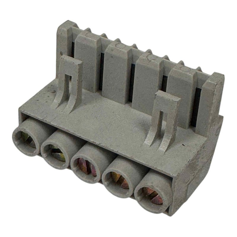 Terminal Block Connector Right Angle 5 Position Female