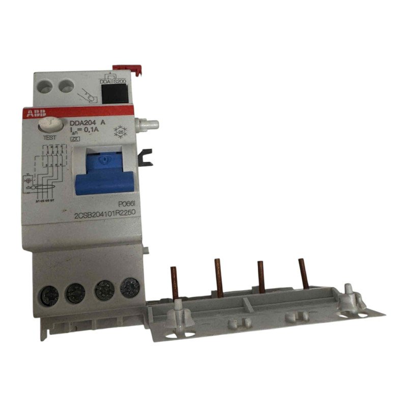 DDA204 ABB Differential Block RCD Switch Circuit Breaker 0.1A 2CSB204101R2250