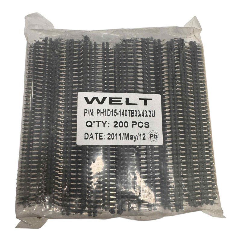 PH1D15-140TB33/43/3U Welt Strip Connector Straight Type 40 Position 40 Pin