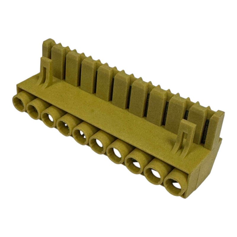 Terminal Block Connector Right Angle 10 Position 10 Pin