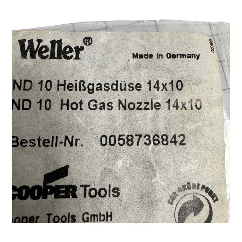 0058736842 Weller ND10 Series  2-Sides Heated Nozzle 14x10mm