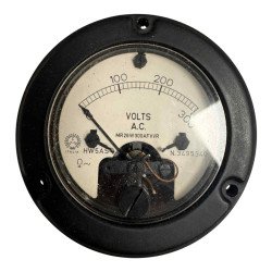 HW5AS MR26W300AFVVR Circular Analog Panel Meter Voltmeter 0-300Vac 68mm
