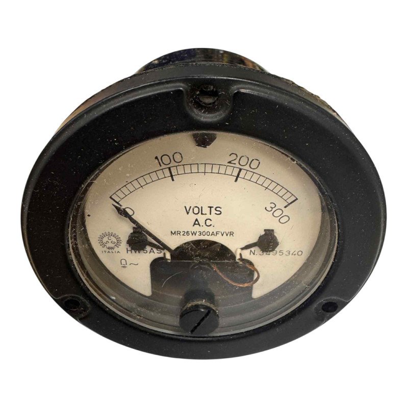 HW5AS MR26W300AFVVR Circular Analog Panel Meter Voltmeter 0-300Vac 68mm