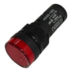 AD22-16C MKC Indicator Light Buzzer 20mA 230V Red Color 19.5mm