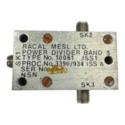 10061 Racal-Mesl Coaxial Power Divider Combiner 2 Way SMA Band 5 4000-8000Mhz