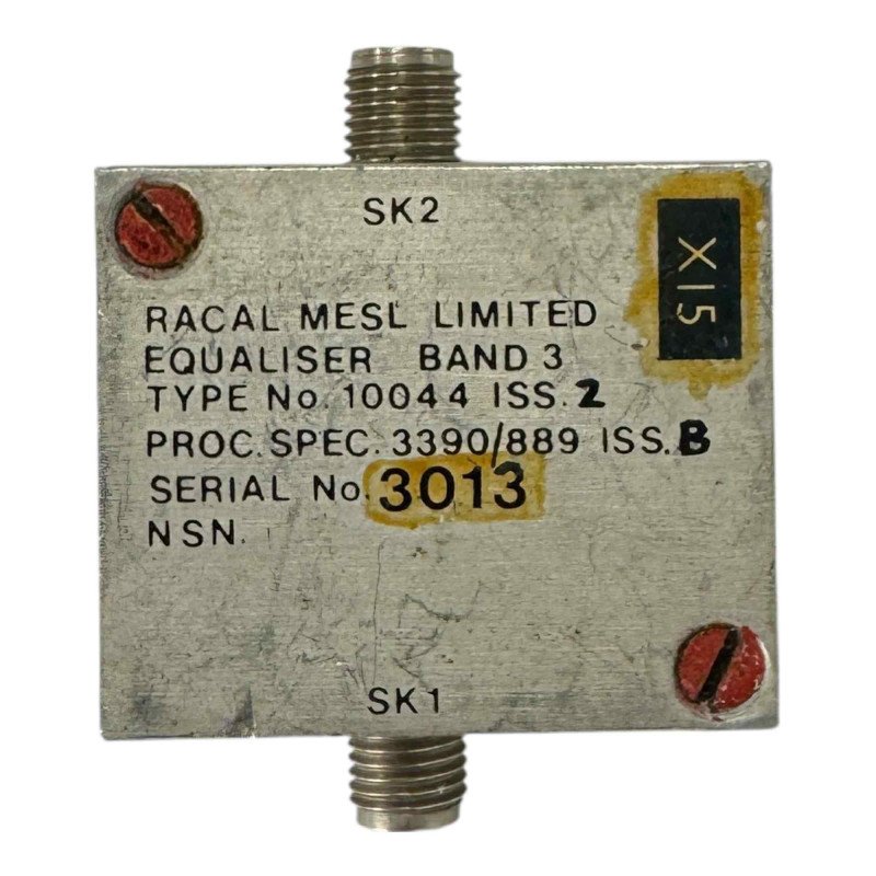 10044 Racal-Mesl Coaxial RF Equaliser SMA Band 3 1000-2000Mhz