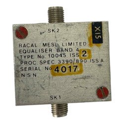 10045 Racal-Mesl Coaxial RF Equaliser SMA Band 4 2000-4000Mhz