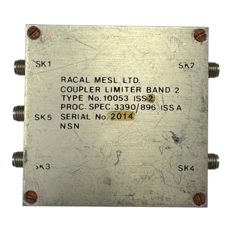 10053 Racal Mesl Coaxial Coupler RF Limiter SMA Band 2 500-1000Mhz