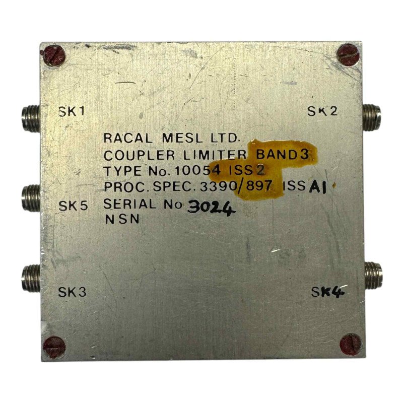 10054 Racal Mesl Coaxial Coupler RF Limiter SMA Band 3 1000-2000Mhz