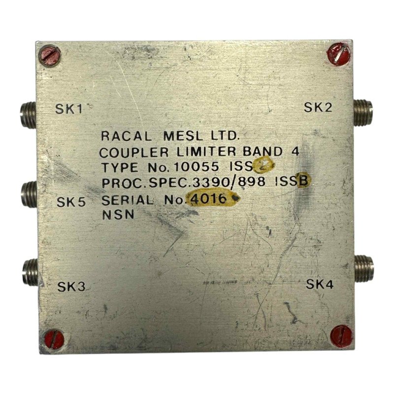10055 Racal Mesl Coaxial Coupler RF Limiter SMA Band 4 2000-4000Mhz