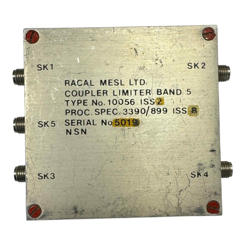 10056 Racal Mesl Coaxial Coupler RF Limiter SMA Band 4 4000-8000Mhz