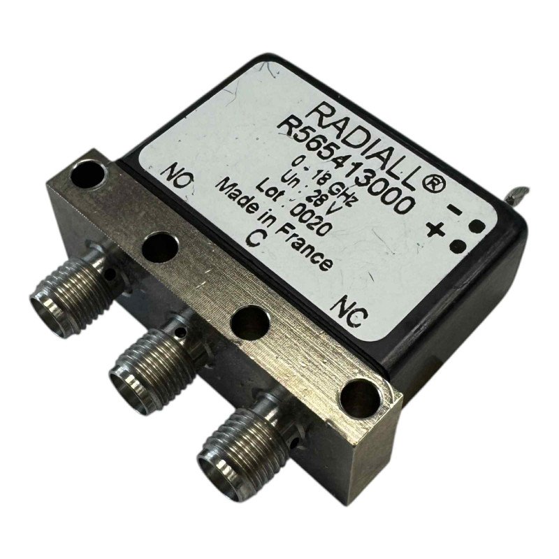 R565413000 Radiall RF Coaxial Switch SPDT Failsafe SMA 0-18Ghz 28V