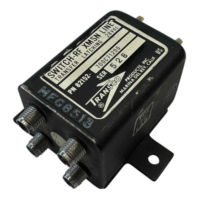 82152-700C71200 Transco XMSN Line RF Coaxial Switch SMA Transfer Latching