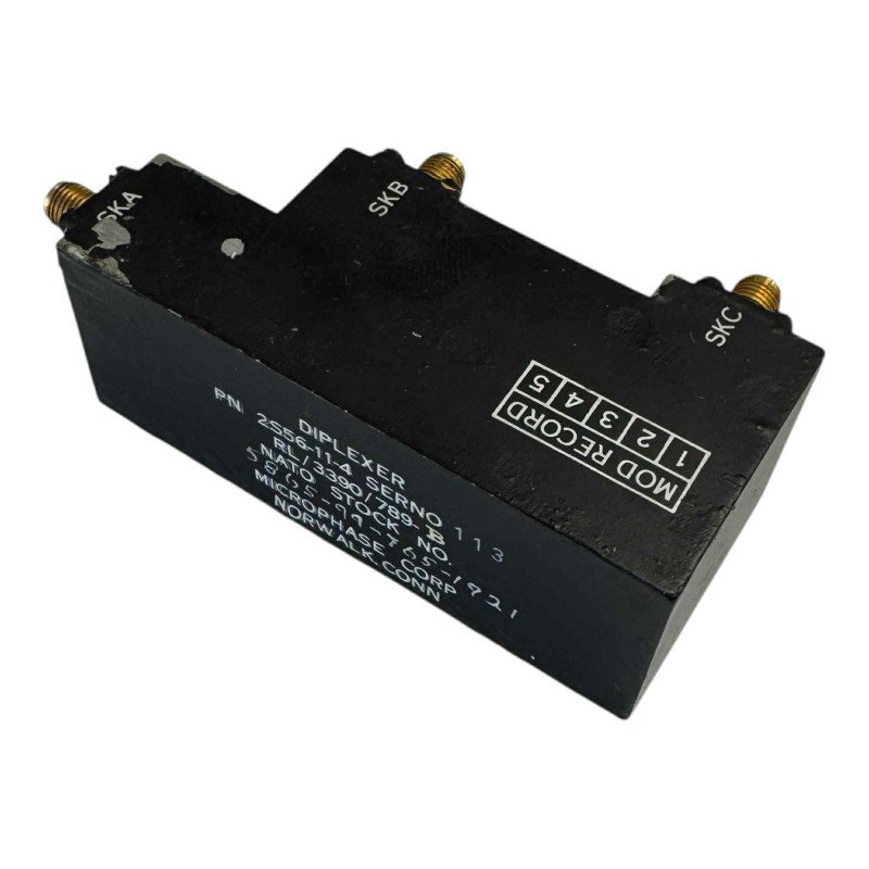 2S56-11-4 Microphase Microwave Diplexer SMA J2: 4-8Ghz J3: 2-4Ghz