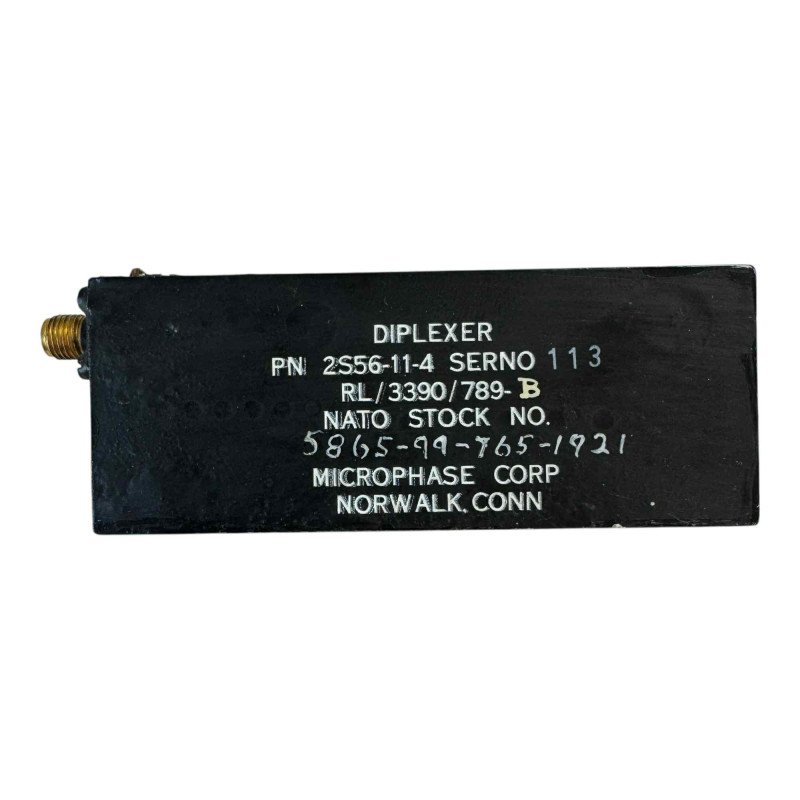 2S56-11-4 Microphase Microwave Diplexer SMA J2: 4-8Ghz J3: 2-4Ghz