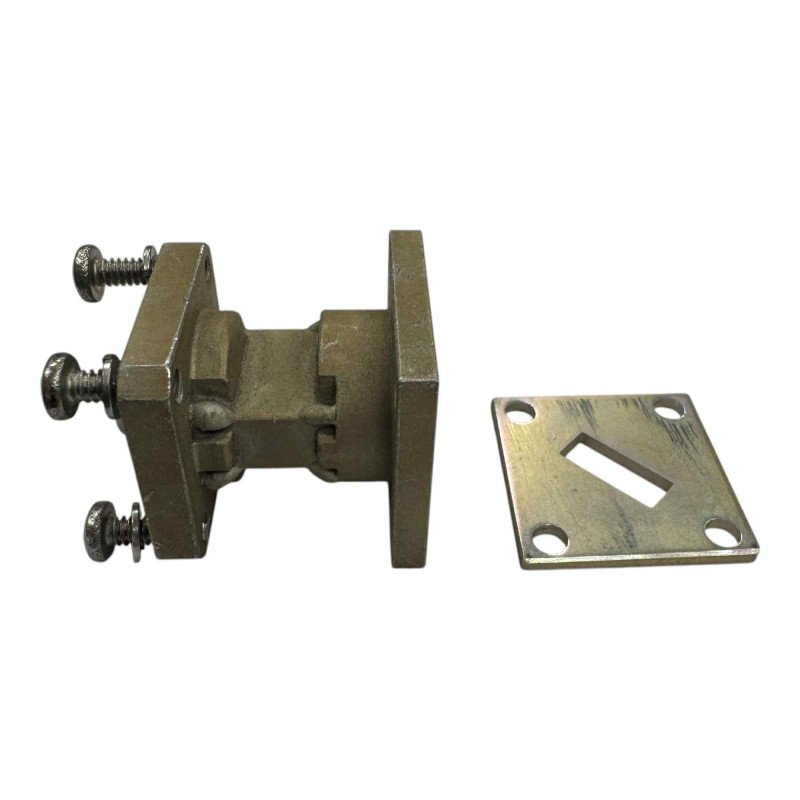 84777 Waveguide Fixed Section Adapter to 45 Degree WR42 WR-42 Length 23mm