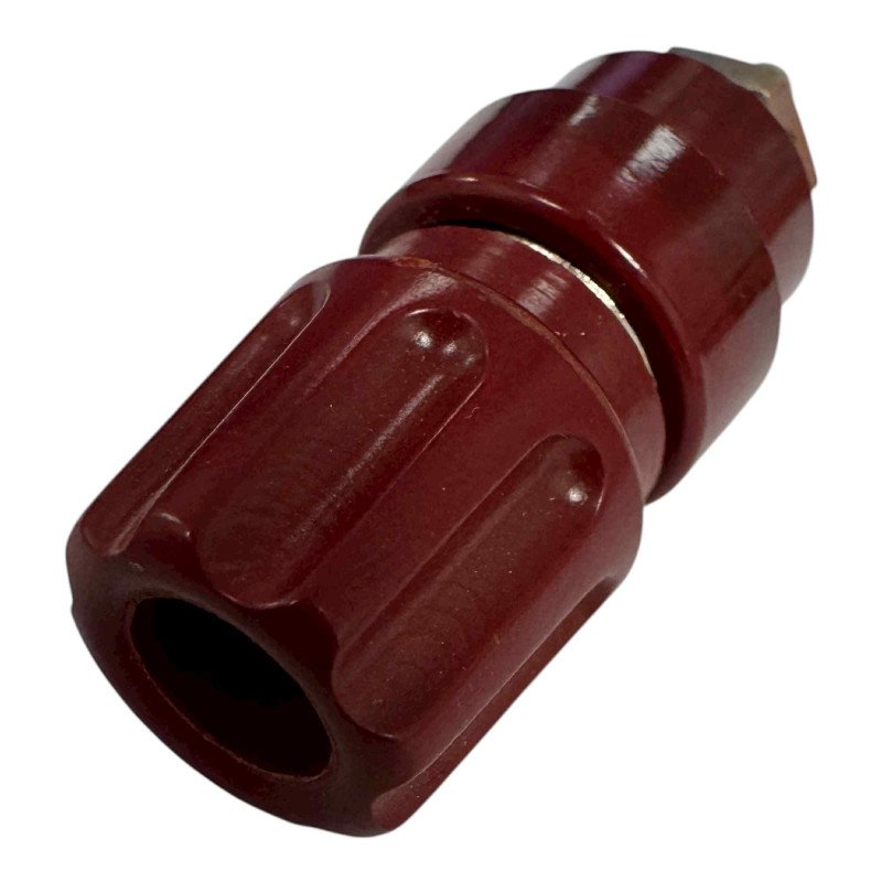 Banana Plug Connector Panel Mount Red Color L:46mm ID:4mm OD:17.5mm