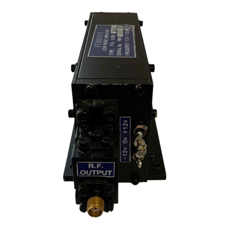 FTA/X10B/1683/3 Ferranti Low Noise Microwave Amplifier 7.25-7.75Ghz