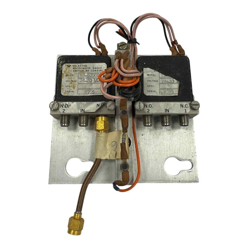 CS-33S6D Teledyne Coaxial Switch Redundant Switching Pair 24-30V SMA