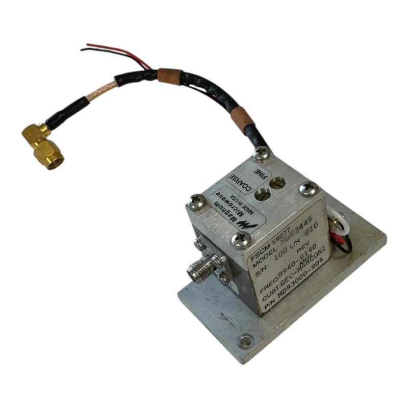 MDR3449 Magnum Microwave Oscillator 8940-9140Mhz SMA 15Vdc