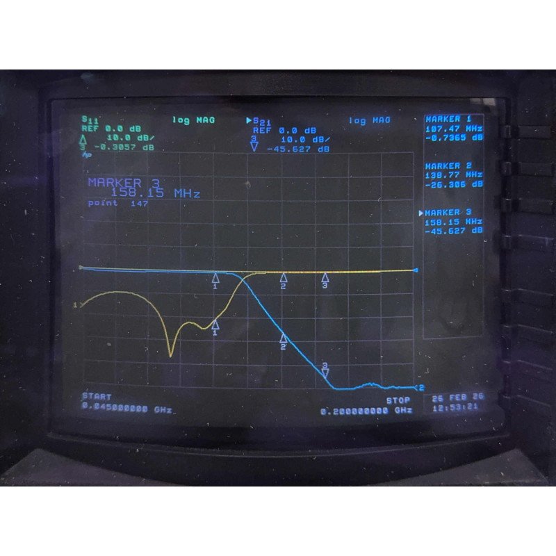 84926 RF Filter For FM Transmitters Lowpass LPF 108Mhz 2000W 7/16