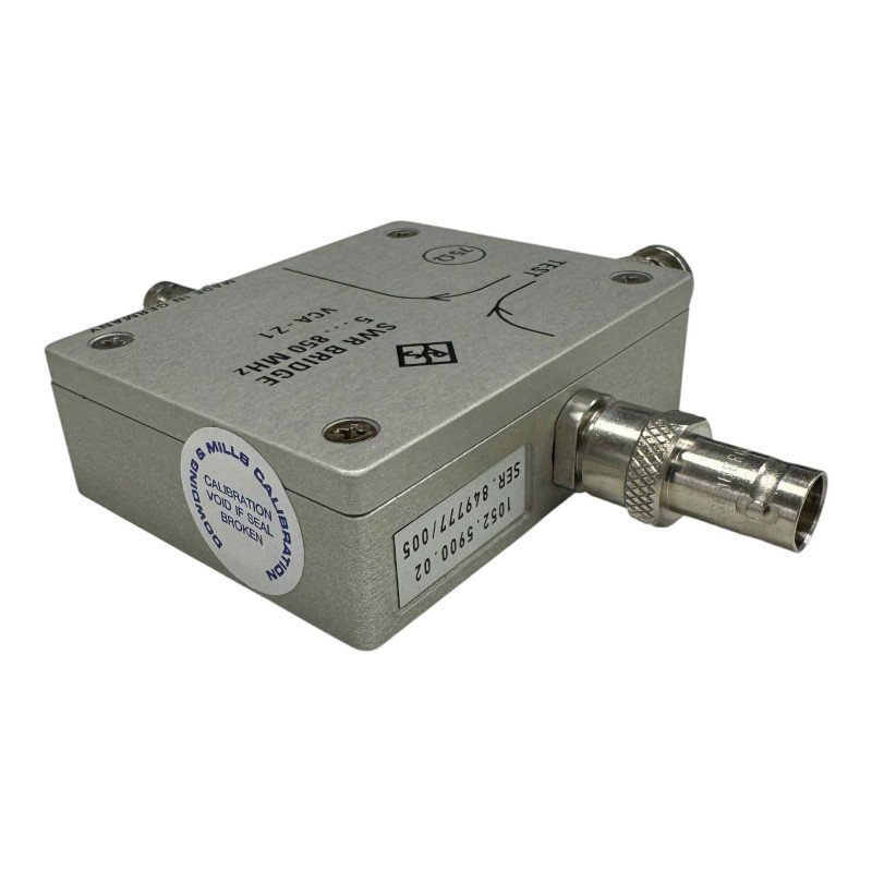 VCA-Z1 Rohde & Schwarz SWR Return Loss Bridge 75 Ohm 5-850MHz 1052.5900.02