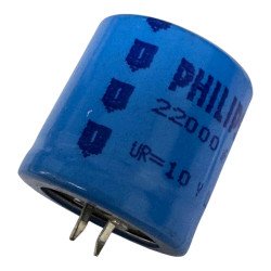 Philips Capacitor Radial Electrolytic 22000uF 10V 31x31mm