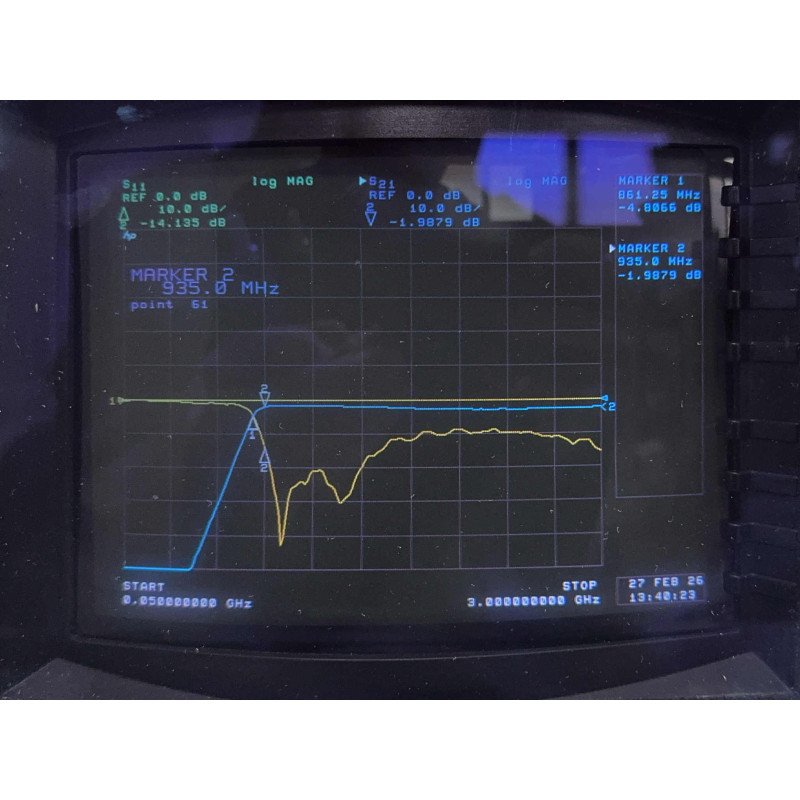 950Mhz High Pass Coaxial Filter 7HMX-800-S22 Reactel