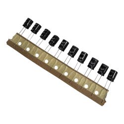 Glan Capacitor Radial Electrolytic 470uF 16V 105C 12x8mm [Qtyx10]