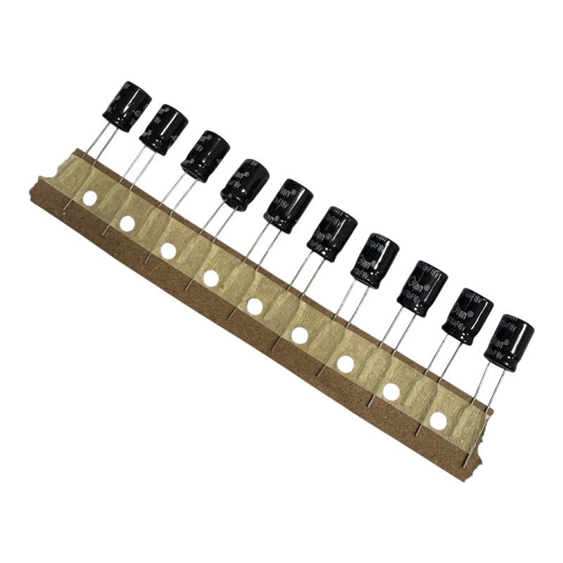 Glan Capacitor Radial Electrolytic 470uF 16V 105C 12x8mm [Qtyx10]