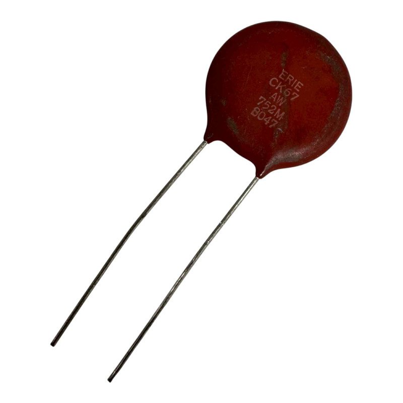 CK067AW Errie Capacitor Radial Ceramic Disc 7.5nF 7500pF 1kV 1000V
