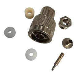 N15A55H010X Greenpar RF Connector Straight Type Plug N Type (M) For 10mm Cable