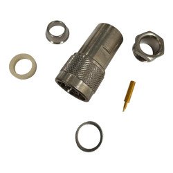 N15A01J004X Greenpar RF Connector Straight Type Plug N Type (M) For 11mm Cable