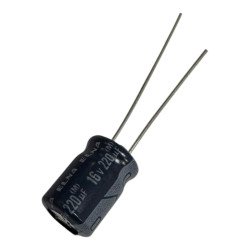ELNA Capacitor Radial Electrolytic 220uF 16V 12.5x8mm [Qtyx10]