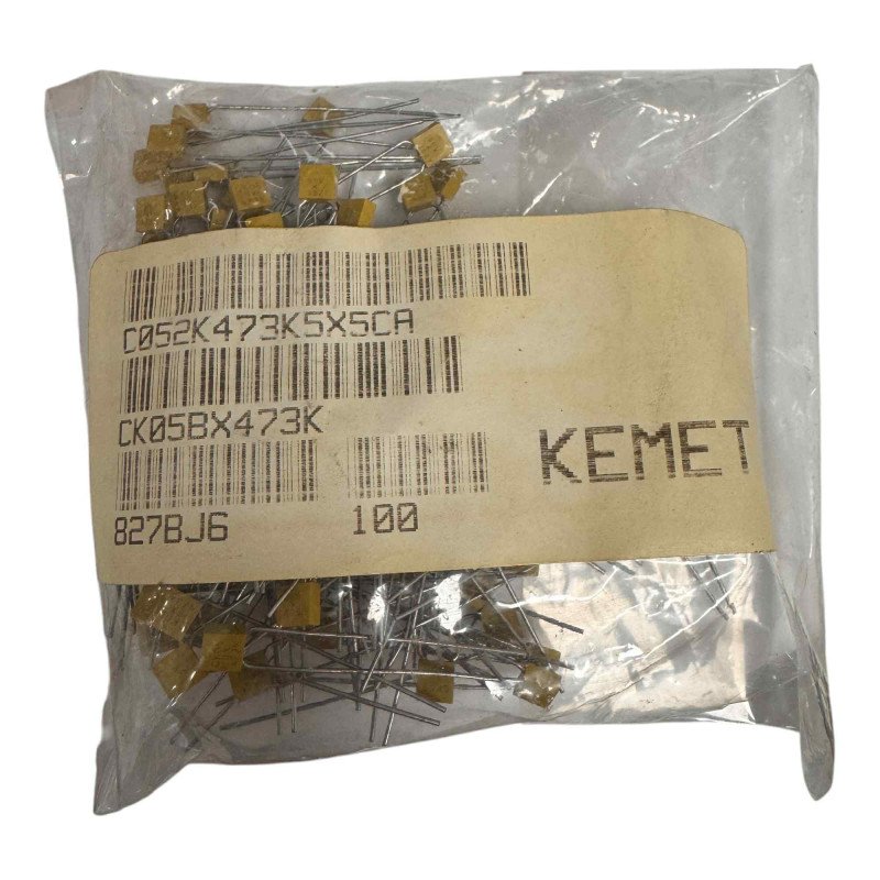 CK05BX473K Kemet Capacitor Radial Ceramic 0.047uF 47nF 50V 10% [Qtyx10]