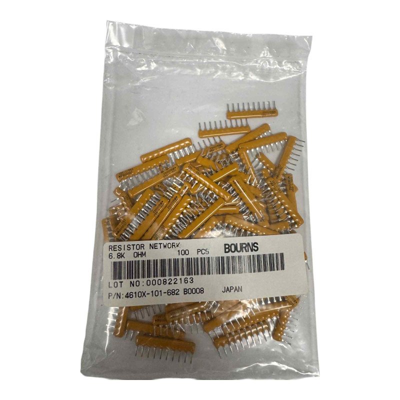 4610X-101-682 Bourns 10 Pin Network Resistor 6.8Kohm 6K8 2% 1/8W [Qty100]