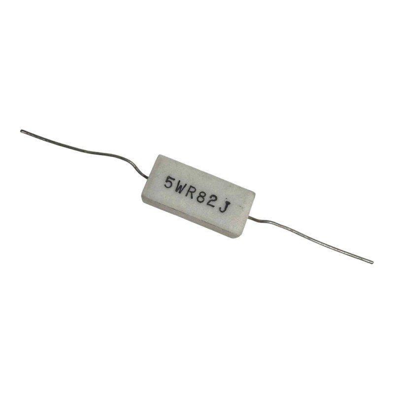 Resistor Power Wirewound Cement 0.82Ohm R82 5W 10% 85065